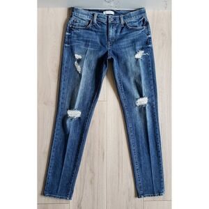 Principle Jeans Womens 27 Blue Skinny Free Spirit Made in USA